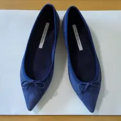 ATELIER BRUGGE 　ブルーフラットシューズ