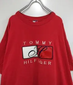 28327 90s~ TOMMYHILFIGER ビッグTシャツ XL 古着