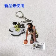 【新品未使用】群馬クレインサンダーズ テレンス・ウッドベリー 2連アクキー