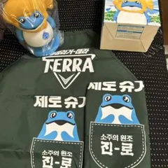JINRO 眞露 ぶなぱんトッケビ フィギュア　テラ.ジンロコラボエプロン2枚 2026年最新】眞露 エプロンの人気アイテム - メルカリ