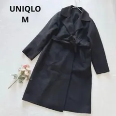 ユニクロ UNIQLO ウールブレンド ロングチェスターコート 綺麗め 上品
