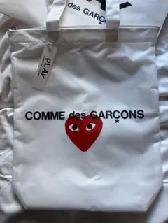PLAY COMME des GARCONS 伊勢丹限定ナイロントート 白