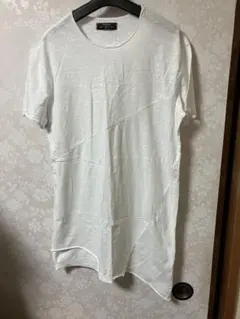 Bershka アシンメトリー Tシャツ ホワイト Sサイズのサムネイル