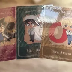 未使用　名探偵コナン　オンラインクジら　E賞下敷き　3枚セット