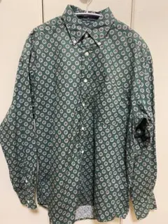Dockers 柄 長袖シャツ グリーン