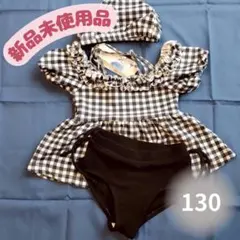 水着 130 プティマイン アプレレクール ギンガムチェック BRANSHES