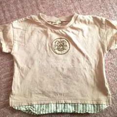 【匿名発送】アンパンマンTシャツ　90サイズ　薄ピンクカラー