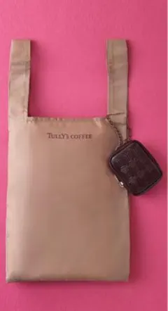 新品未使用 タリーズコーヒー ビターチョコレート エコバッグ ポーチ付