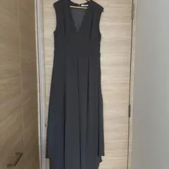 SNIDEL サイドフリルジョーゼットオールインワン