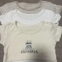アンパンマン　半袖　トップス　インナー　ANPANMAN ベビー肌着 3枚セット