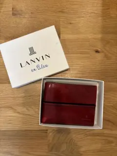 LANVIN en Bleu 二つ折り財布 レッドのサムネイル