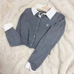 INGNI シャツレイヤード風長袖ニット