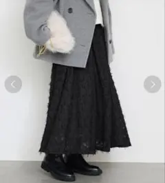 美品！スローブイエナ ジャガードランダム切替スカート36