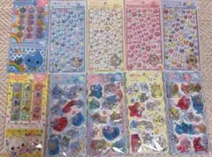 しずくちゃん　ボンボンドロップミニ　ウォーターシール　おはじきシール10点