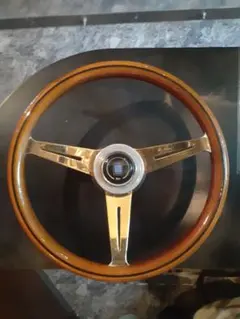 【希少品】NARDI トルク ステアリングホイール　ゴールド 希少品】NARDI トルク ステアリングホイール ゴールド