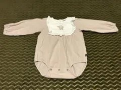 バースデイ フタフタ 長袖 ロンパース80