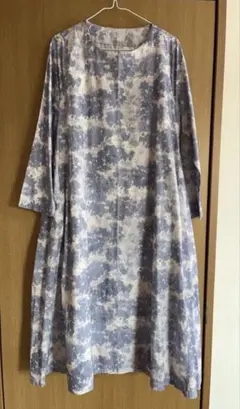ロングシャツ ガウン ネグリジェ シースルー チュール オーガンジー 