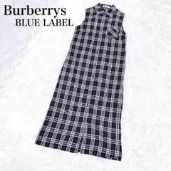 786 BURBERRYLONDON ノバチェック柄 ノースリーブワンピース - メルカリ