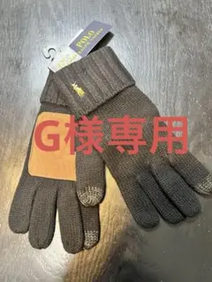 G様専用　ラルフローレン ブラック　手袋　黒　スマホ対応