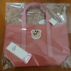 FEILER　フェイラー　オールドテディガール　ワッペントートバッグ　ピンク小