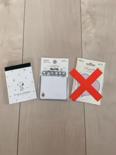 スヌーピー 付箋 メモ帳セット