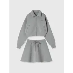eimy ジャージーブルゾンセットアップ （GREY）