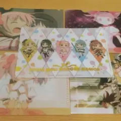 DAISO限定品　魔法少女まどか☆マギカ クリアファイル 5枚セット