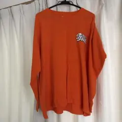 SUPER BEAVER スーパービーバー 長袖Tシャツ ロンT オレンジ　M