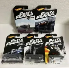 【開封済】Hot Wheels Fast & Furious 5台セットのサムネイル