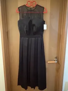 ビスチェ風セミロングパーティードレス