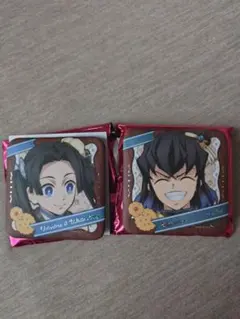 鬼滅の刃　バレンタイン2026 缶バッジ伊之助＆アオイ　２個セット