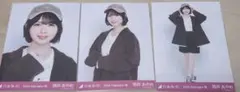 乃木坂46 生写真 オーバージャケット+キャップ 筒井あやめ 3種コンプ