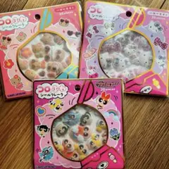 ✴︎正規品✴︎コロふわフレークシール　キティ2種　パワーパフガールズ　3点セット