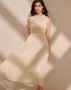 SHEIN Anewsta 女性用メッシュスパイス オープンショルダードレス