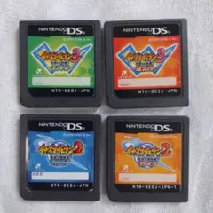 DSソフトのみ　イナズマイレブン4本まとめ　動作確認済み