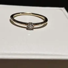 2030 ダイヤリングK18PGピンクゴールド10号0.32ct - メルカリ