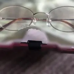 オーバル型 メタルフレーム メガネ 度ありのサムネイル