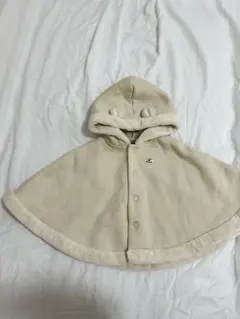 【未使用✨値下げ】ミキハウス　フード付きポンチョ