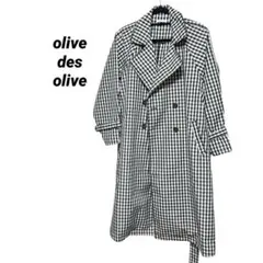 ギンガムチェック トレンチコート　【olive d es olive】のサムネイル