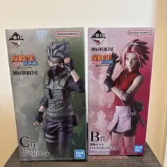 一番くじ NARUTO 疾風伝 フィギュア　はたけカカシ　春野サクラ　おまけつき