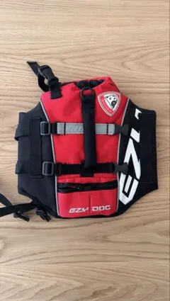 EZYDOG MXSサイズ 胴回り38-69㎝ フローティングジャケット レッド