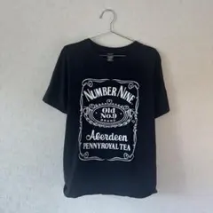 NUMBER (N)INE ブラック Tシャツ サイズ4