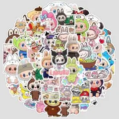 ラブブ 防水 ポップマート ステッカーセット キャラクターシール 50枚入