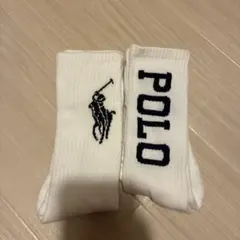 POLO ラルフローレン ソックス　靴下　2足　米国購入 2足25-27稀少