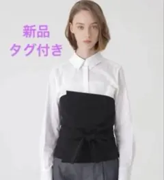 新品★BLUE LABEL CRESTBRIDGEジョーゼットジャージービスチェ