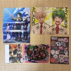 ジャンプGIGA付録 僕のヒーローアカデミア ポスター ステッカー 爆豪 緑谷