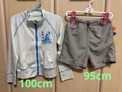 男の子水着　ラッシュガード　2点セット　95〜100cm まとめ売り