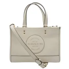 【新品/未使用】 COACH ハンドバッグ デンプシー トート ホワイトチョーク