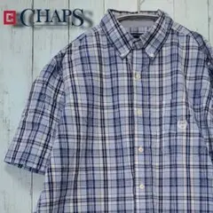チャップス　ラルフローレン　半袖シャツ メンズ チェックシャツ
