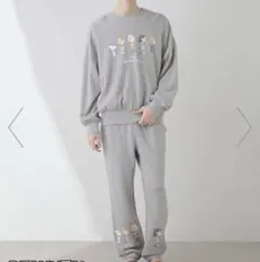 ジェラートピケ PEANUTS 裏毛プルオーバー 裏毛ロングパンツ セット